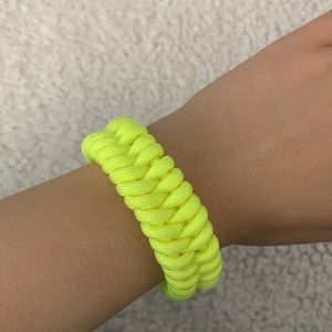 Neon Yellow Paracord Bracelet